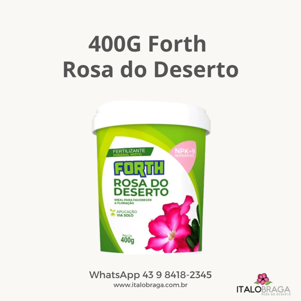 500g Adubo Fertilizante Npk 4 14 8 Flores Rosa Do Deserto Ítalo Braga