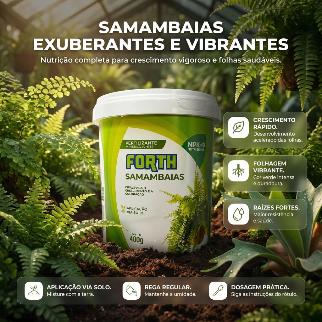 Forth Samambaias 400g - Fertilizante para Samambaias