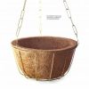 Vaso Cuia De Fibra De Coco Com Suporte e Corrente - MÉDIO - Image 4