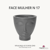 01 Vaso FACE MULHER N 17 - Cor Preto - Nutriplan
