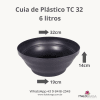 01 Cuia de Plástico TC 32 - 6 litros